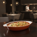 Cast Iron Oval Gratin Dish 650ml for Serving Dishes