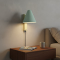 Metal Wall Light with USB-C Port for Bedside Use
