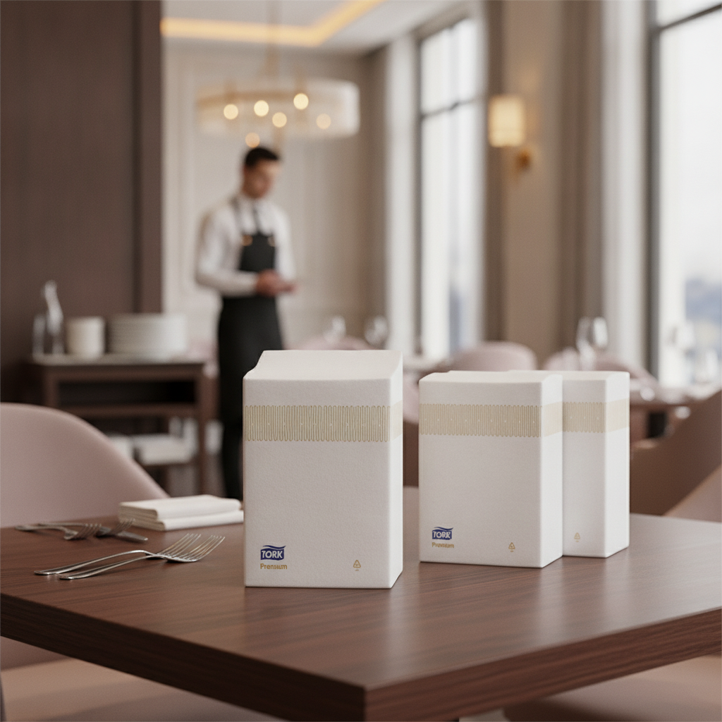 Extra Soft Paper Dispenser Napkins White for Table Service (Pack of 8000)