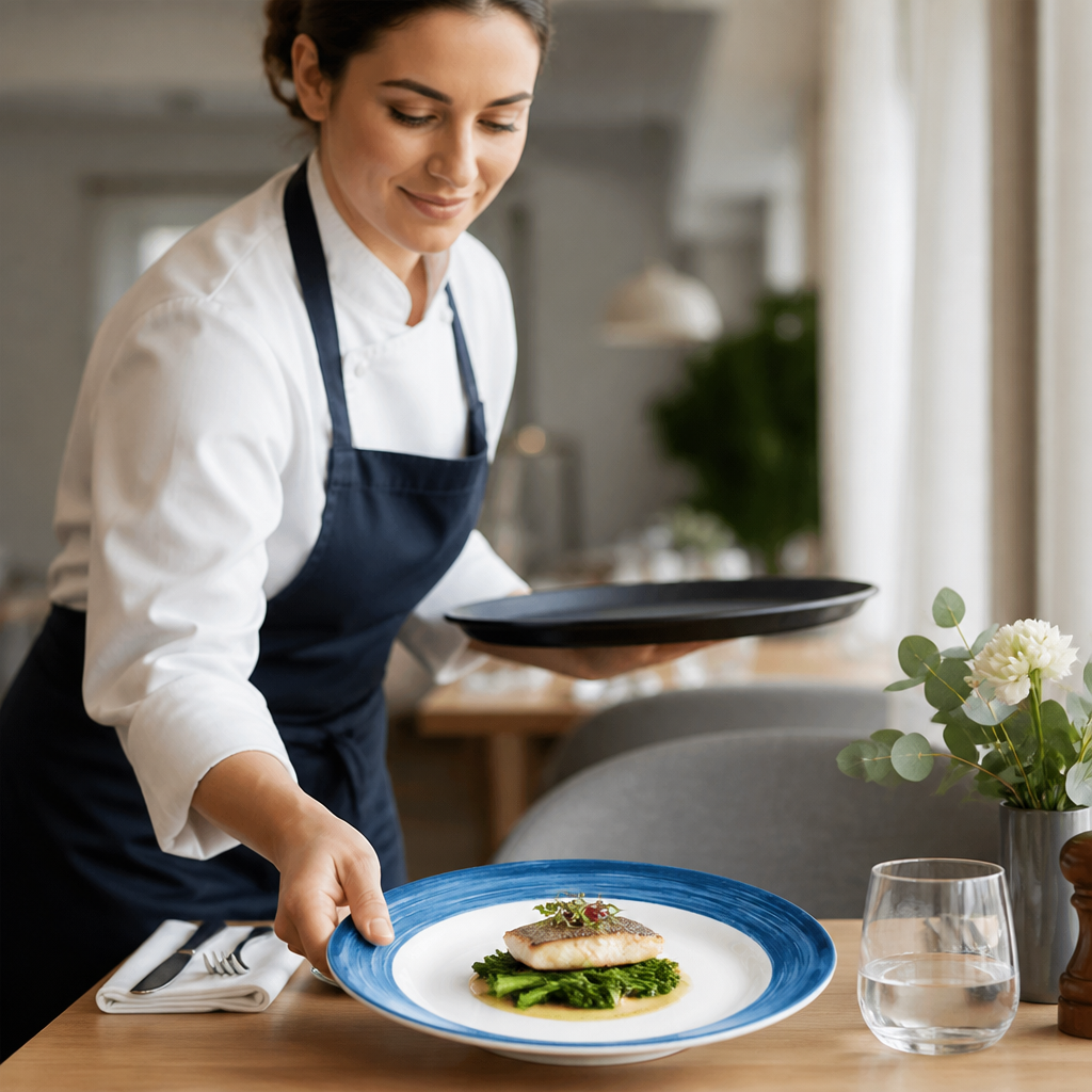 Soup Plates 225mm Glass for Healthcare Environments (Pack of 12)