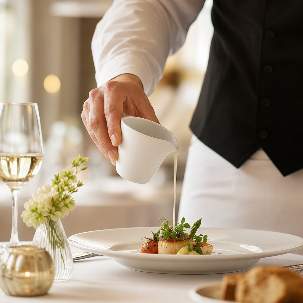 Fine China Pourer 260ml for Upscale Dining (Pack of 12)