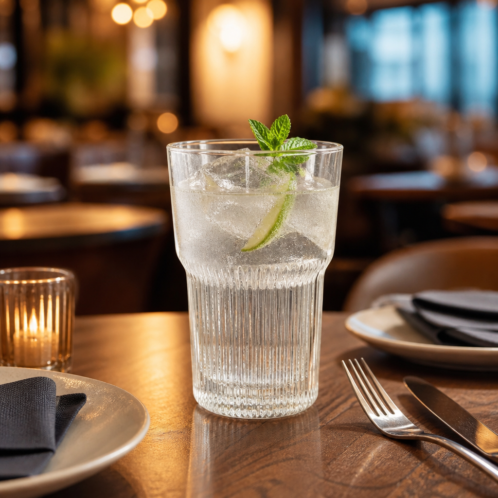 Toughened Glass Hi Ball Tumblers 420ml for Busy Bars (Pack of 24)