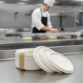 Bagasse Compostable Lids 142x142mm for Food Storage (Pack of 50)