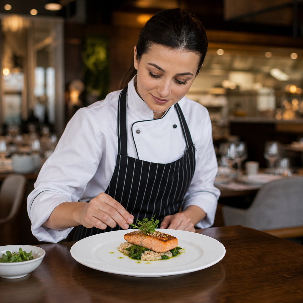 Plates 270mm Porcelain for Restaurants & Catering (Pack of 12)