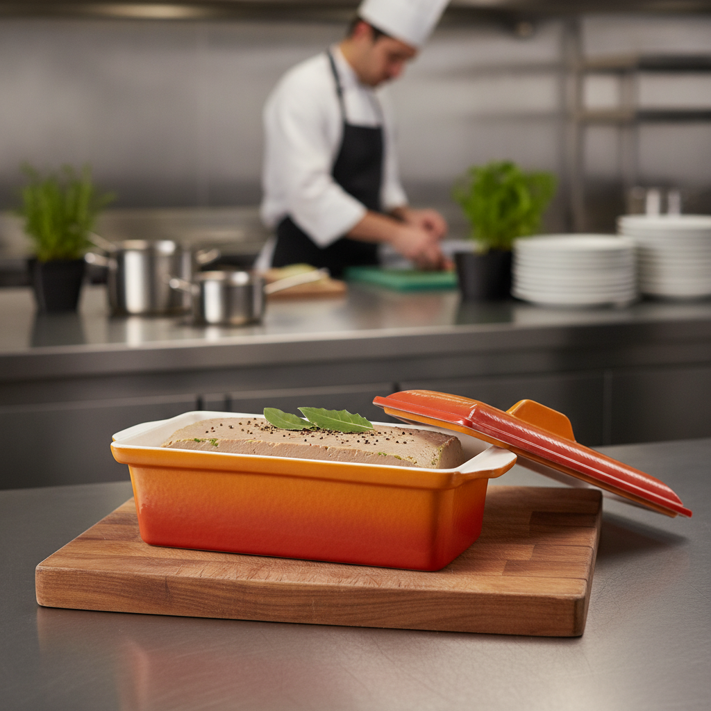 Cast Iron Pâté Terrine Mould 1.3L for Home Cooking