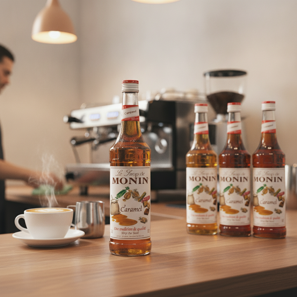 Natural Sugar Free Caramel Syrup 1L for Cafés & Coffee Shops