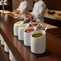 Melamine Dressing Pot 1L for Buffet Presentation
