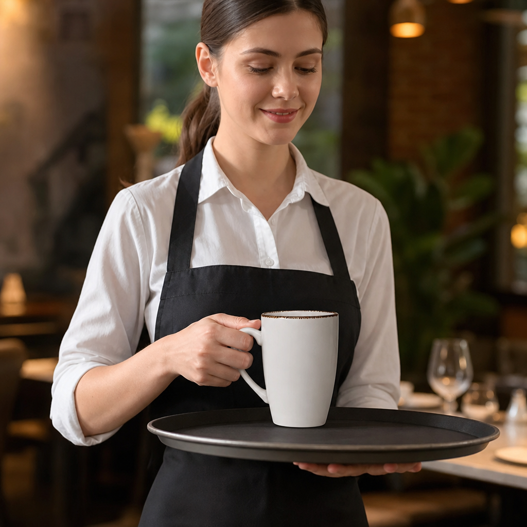Alumina Mugs 280ml Vitrified Ceramic for Cafés (Pack of 24)