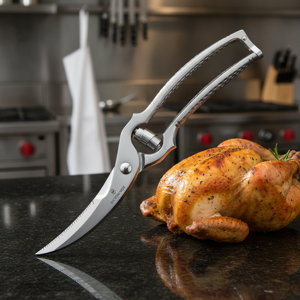 Stainless Steel Poultry Shears for Efficient Kitchen Prep