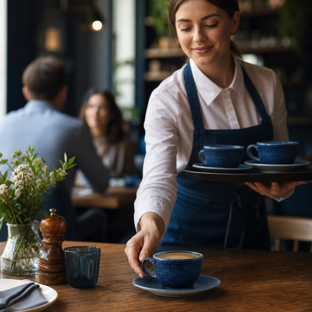 Saucers inch 6 1/4 Vitrified Porcelain for Dining Experience (Pack of 12)