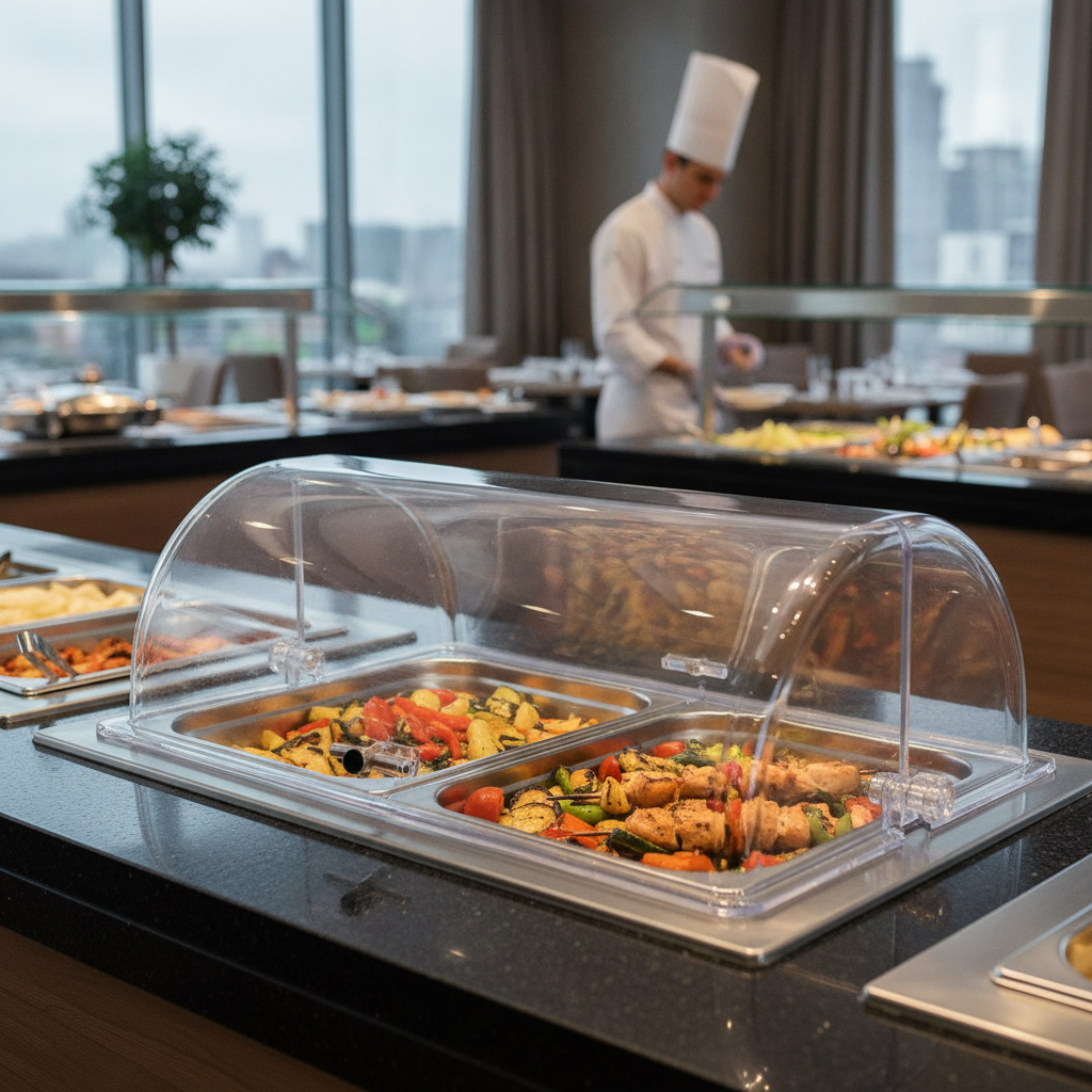 Clear Plastic Gastronorm Cover for Buffets