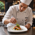 Square Plates 230mm Porcelain for Creative Food Presentation (Pack of 24)