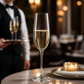 Crystal Glass Flutes 235ml for Elegant Entertaining (Pack of 6)