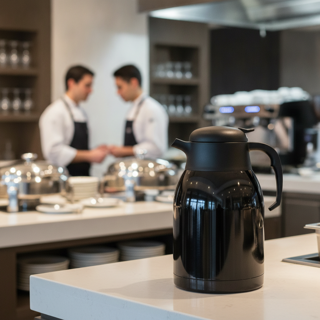 Polypropylene Insulated Hot Drinks Jug 2L for Buffet Services