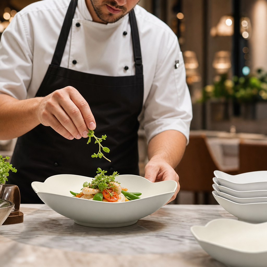 Organic Coupe Bowls 290mm White China for Elegant Serving (Pack of 12)