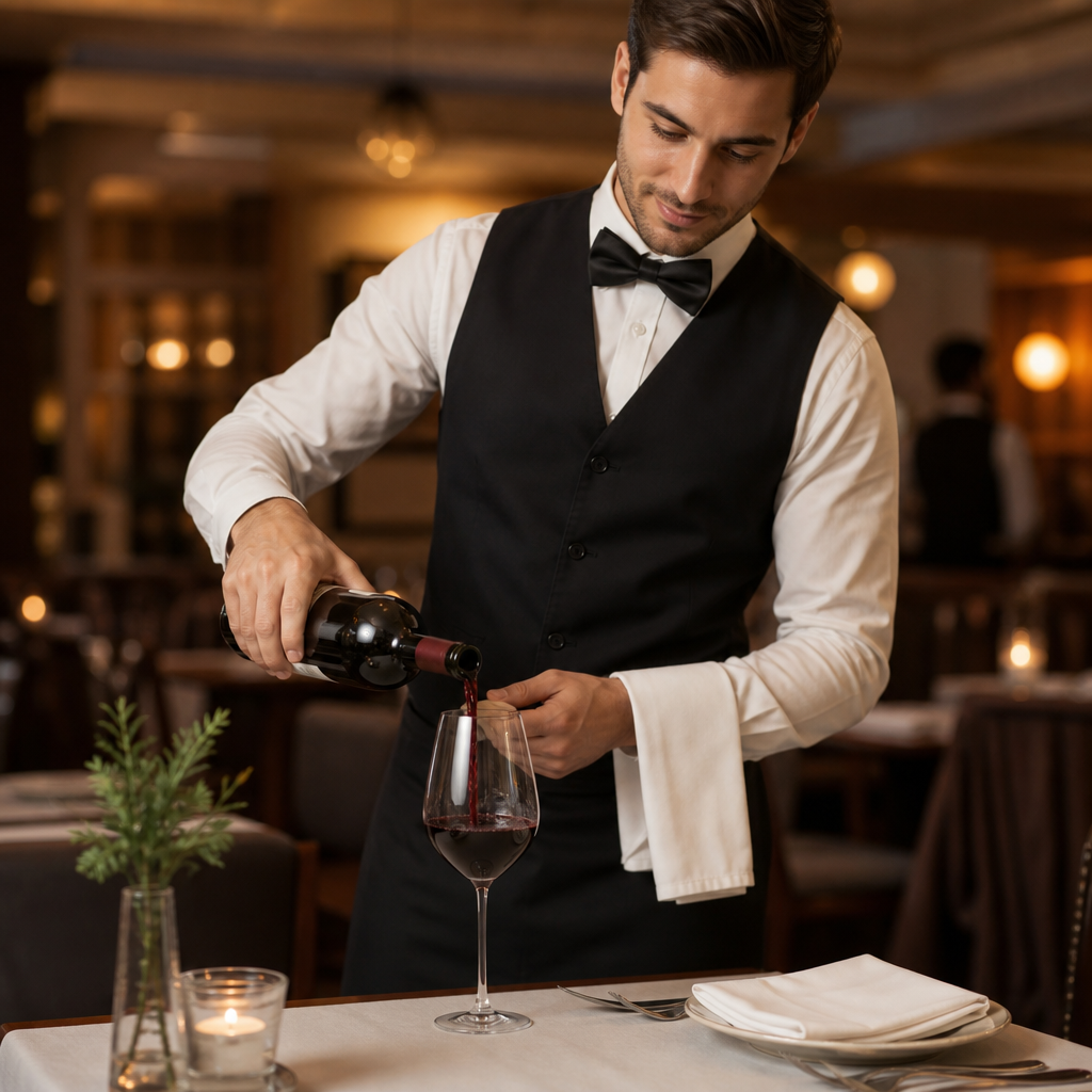 Glass Red Wine Glasses 290ml for Bars & Restaurants (Pack of 6)