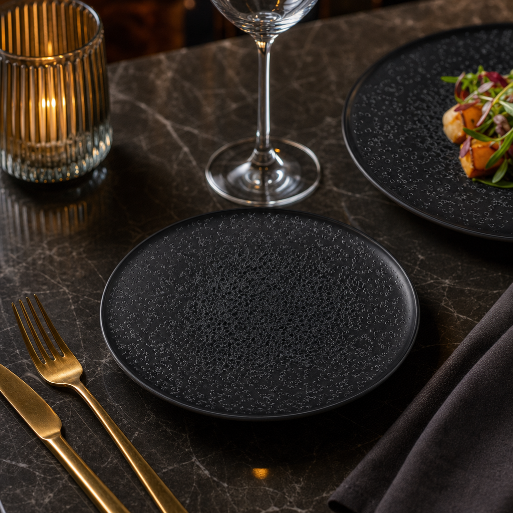 Ash Coupe Plates 155mm Porcelain for Stylish Dining (Pack of 6)