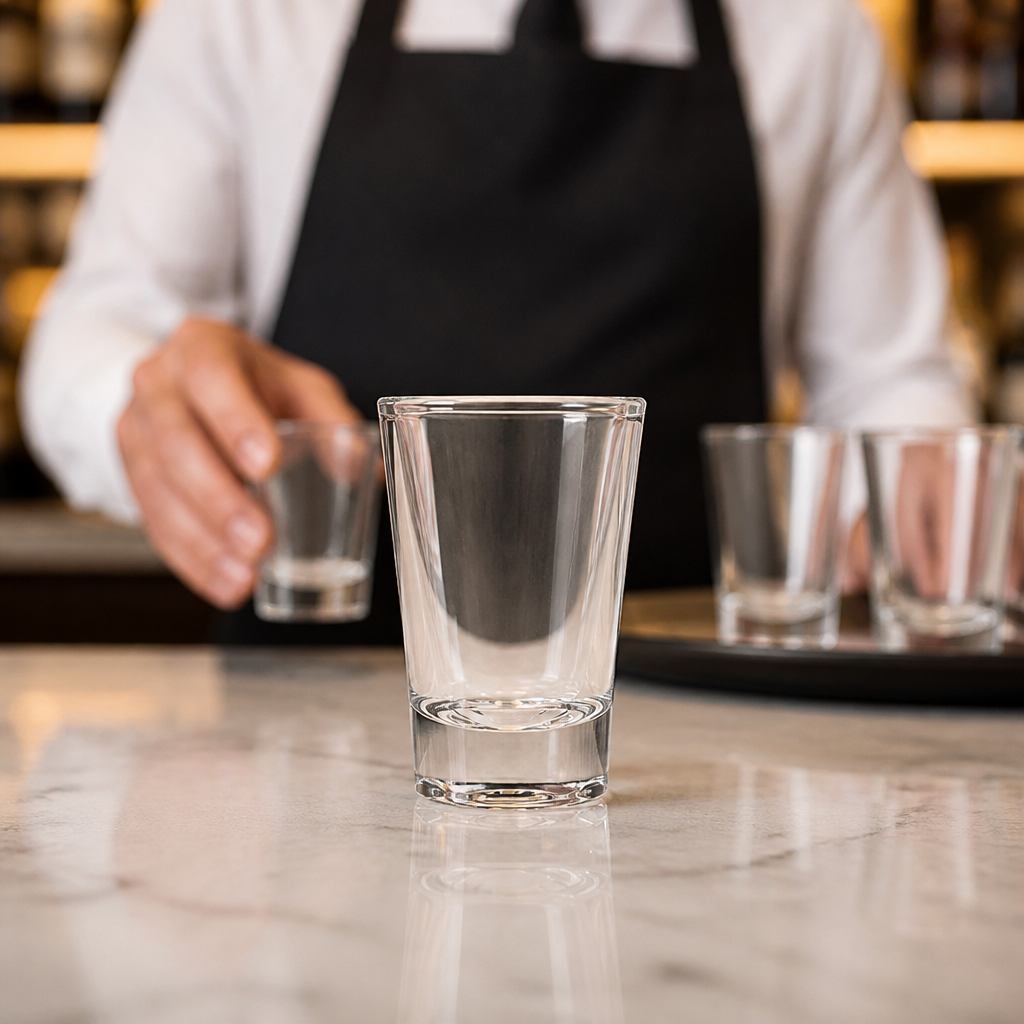 Polycarbonate Clear Shot Glass 74ml for Outdoor Entertaining (Pack of 12)