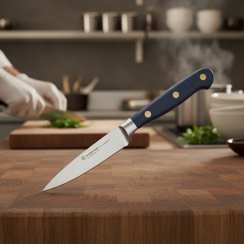 Steel Blue Paring Knife 9cm for Professional Kitchens