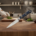 Steel Blue Paring Knife 9cm for Professional Kitchens