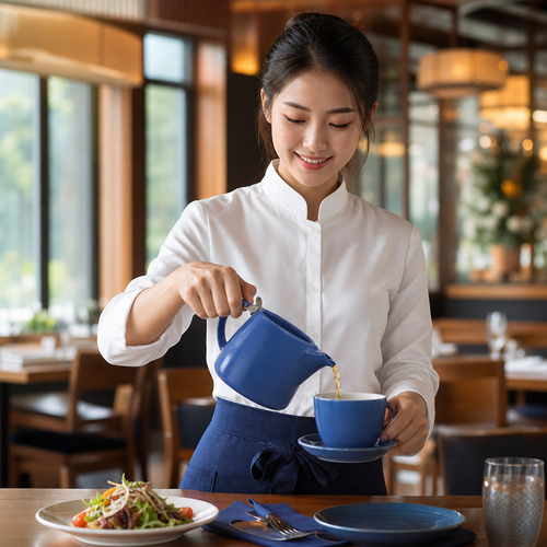 Ceramic Stump Teapot 410ml for Home & Office