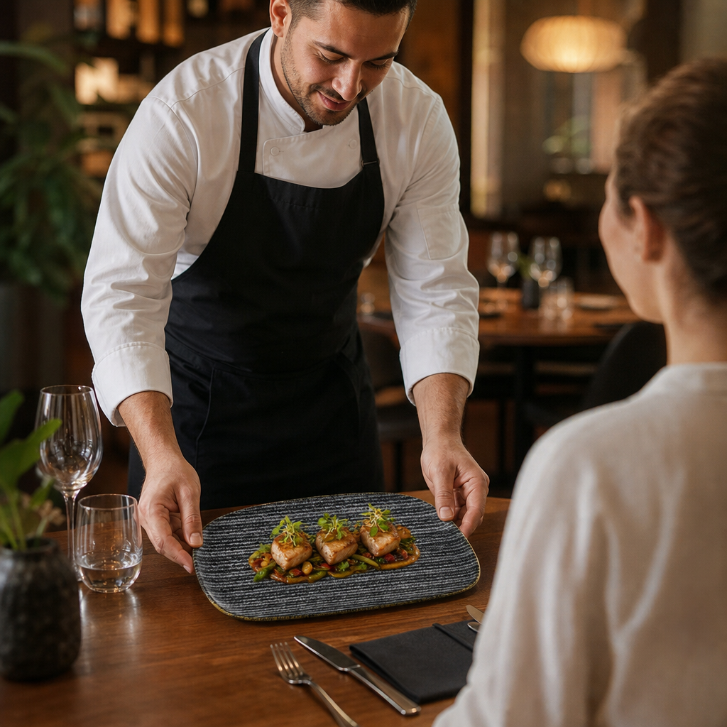 Rectangular Plate 355mm Porcelain for Sharing Dishes (Pack of 6)