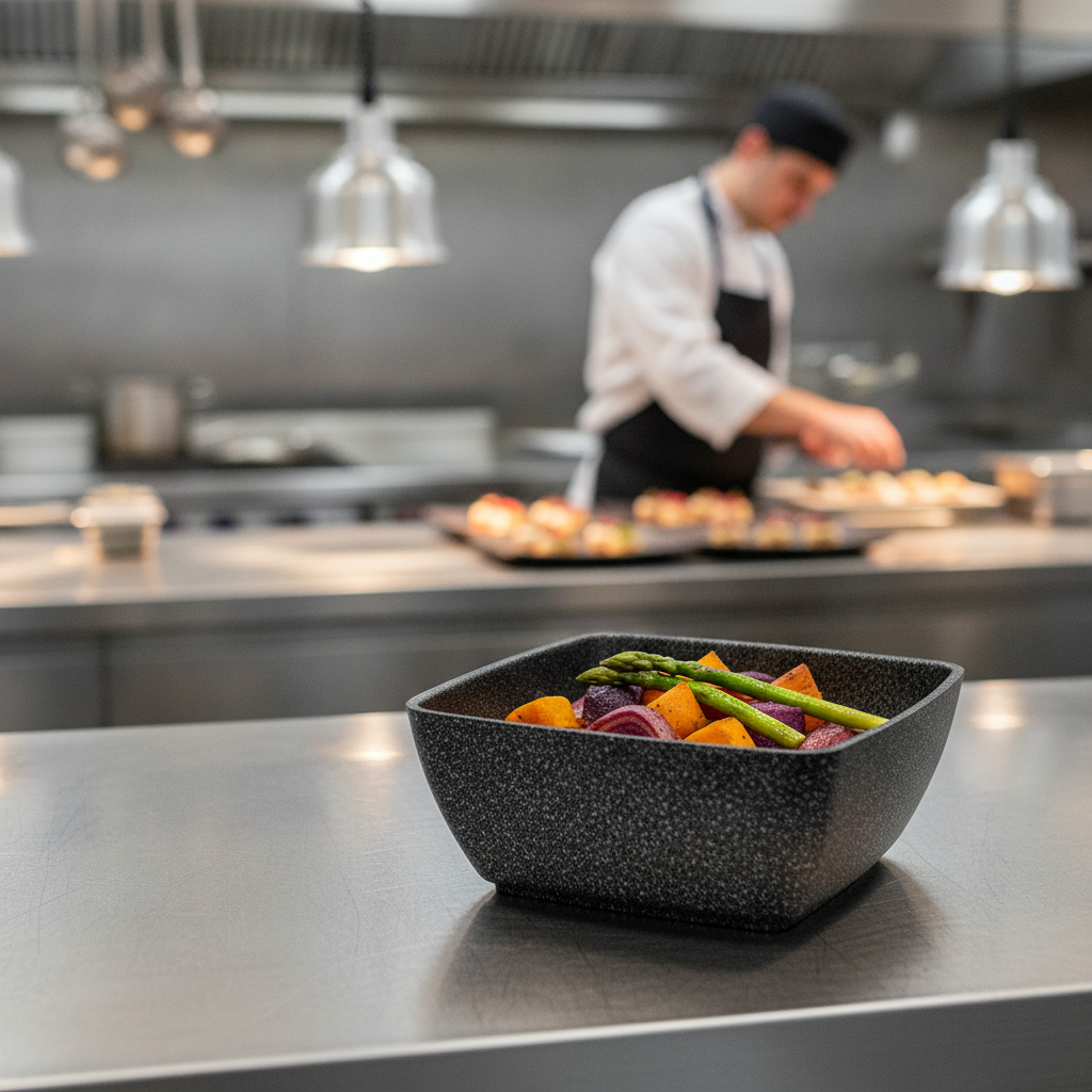 Aluminium Non-Stick Bowl GN 1/6 176x162mm for Catering Displays