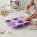 Flexible Silicone Muffin Pan for Allergen-Friendly Baking