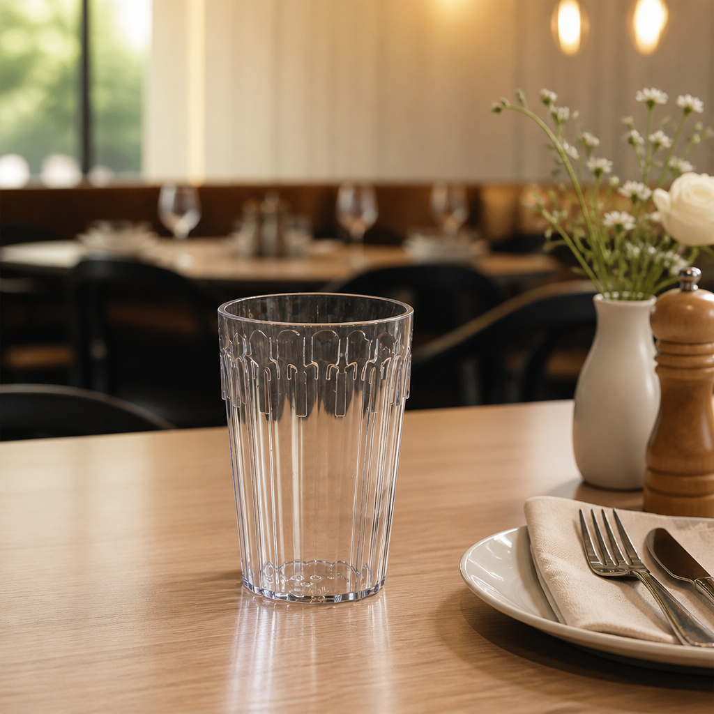 Polycarbonate Clear Tumblers 255ml for Hospitals & Care Homes (Pack of 12)