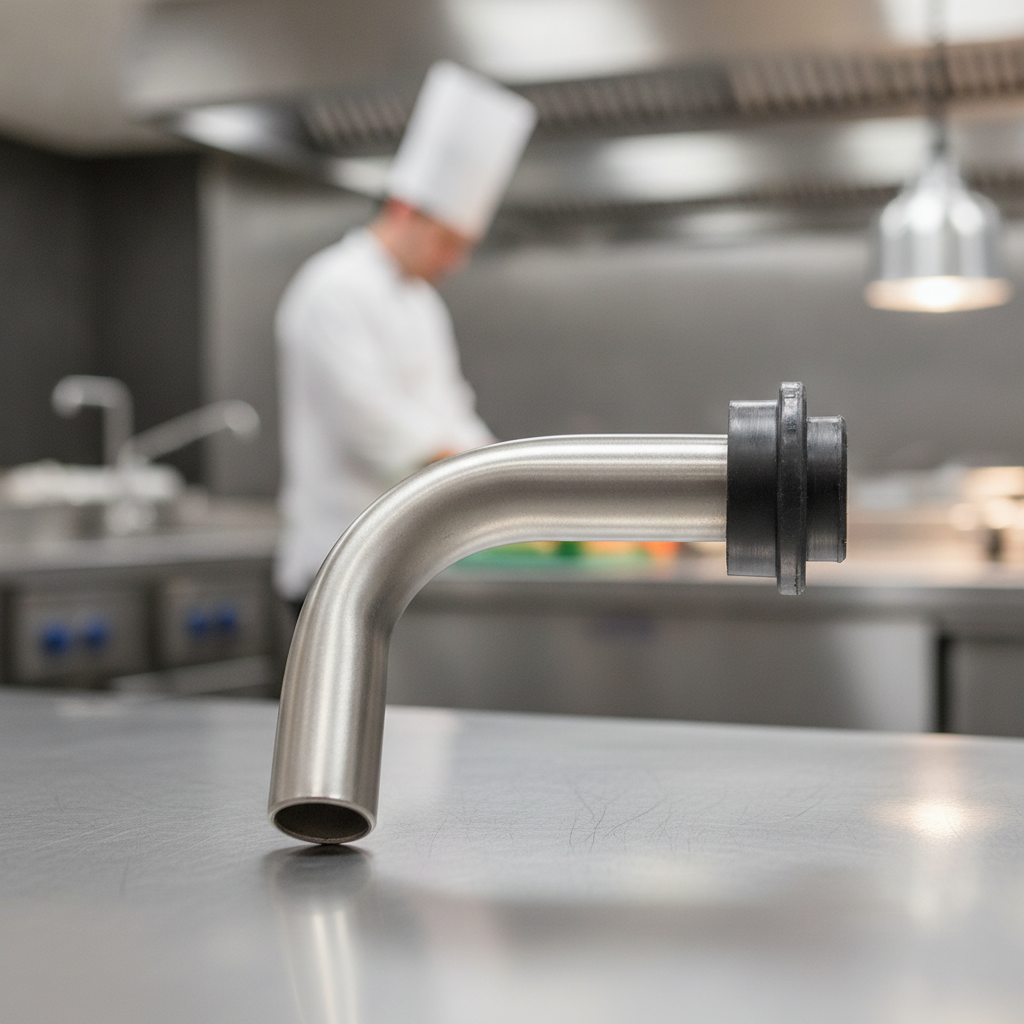 Stainless Steel Turndown Spout 12mm for Outdoor Events