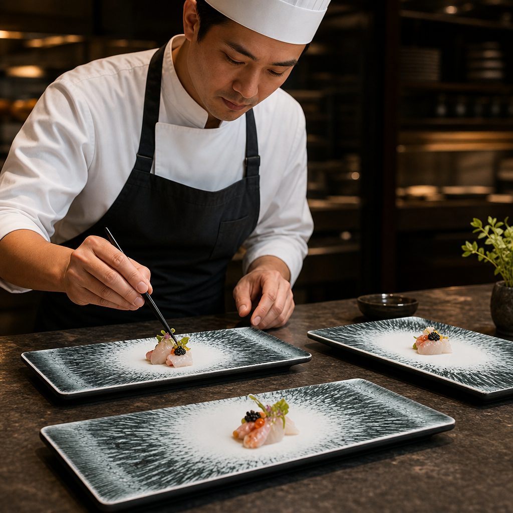 Tasting Trays 247x88mm Black Vitrified Ceramic for Dining Experiences (Pack of 6)