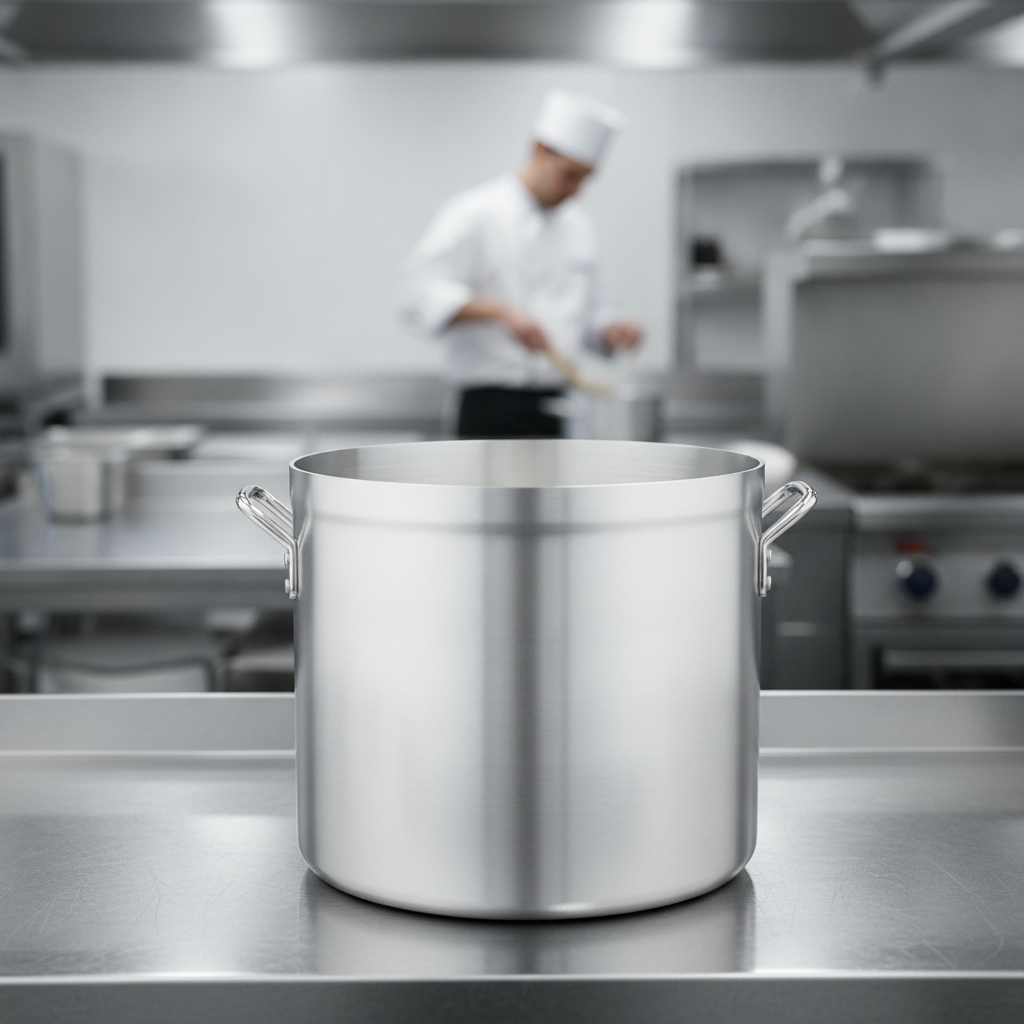 Aluminium Stock Pot 47.2L for Cooking Large Quantities
