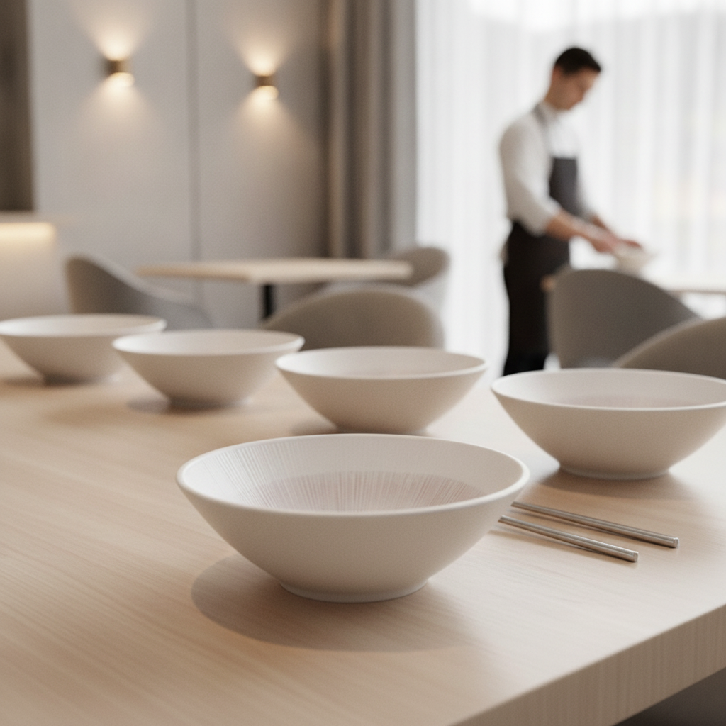 Melamine Blush Bowl 160mm for Table Settings