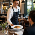 Wide Rimmed Plates 230mm Melamine for Food Service (Pack of 6)
