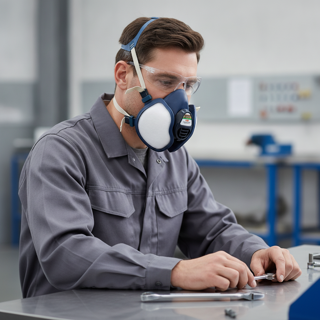 Thermoplastic Elastomer Valved Half Mask for Workplace Safety