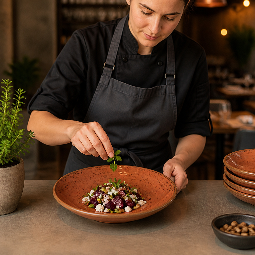 Terracotta Coupe Bowls 215mm for Casual Cafés & Restaurants - Pack of 24