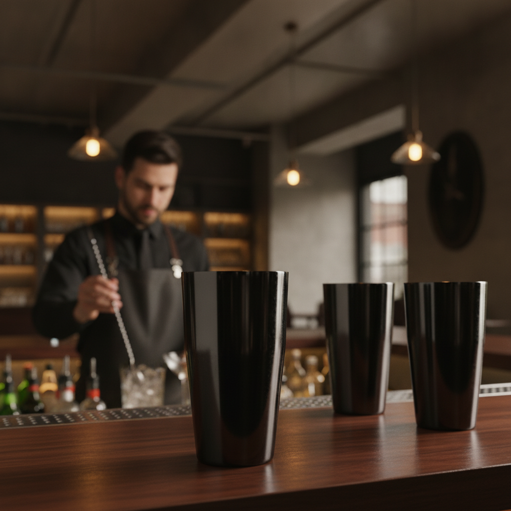 Stainless Steel Boston Shaker 700ml for Chic Bars