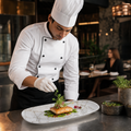 Oblong Plates Grey Vitrified Ceramic for Food Presentation (Pack of 12)