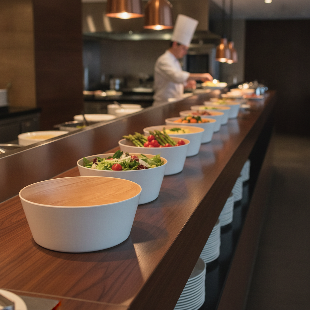 Melamine White Bowl 125mm for Buffets (Pack of 1)