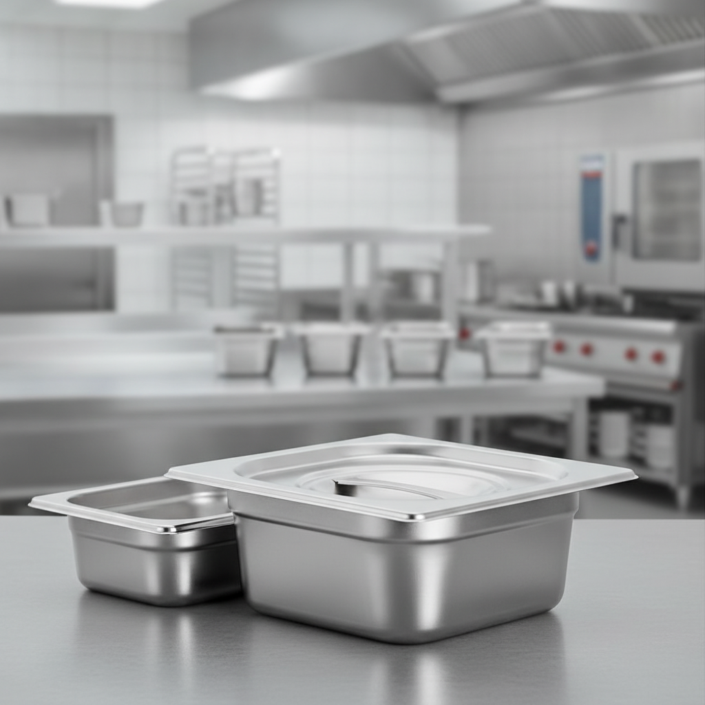 201 Stainless Steel Gastronorm Lid for Food Storage