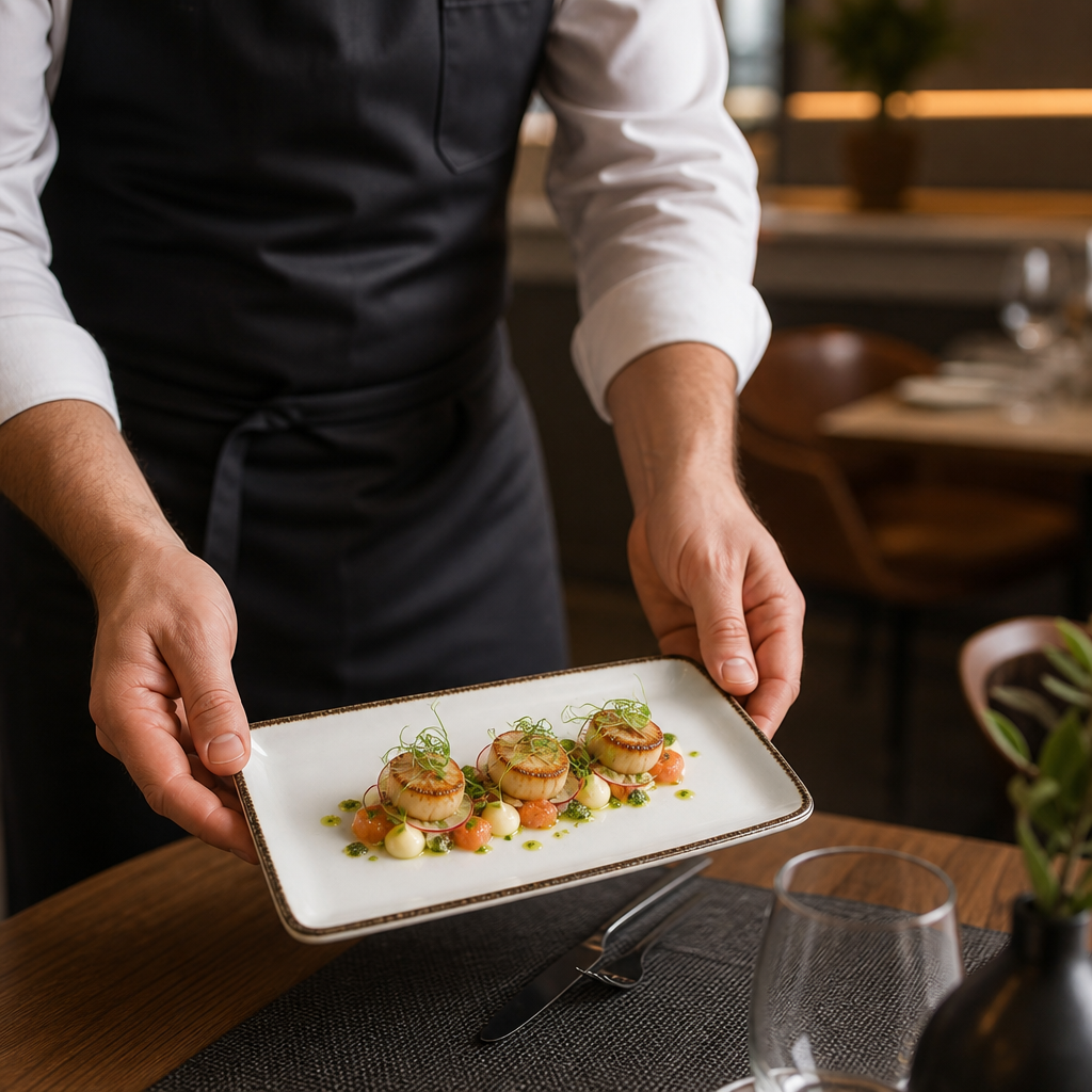Rectangle Plates x 270 167mm Porcelain for Dining (Pack of 6)
