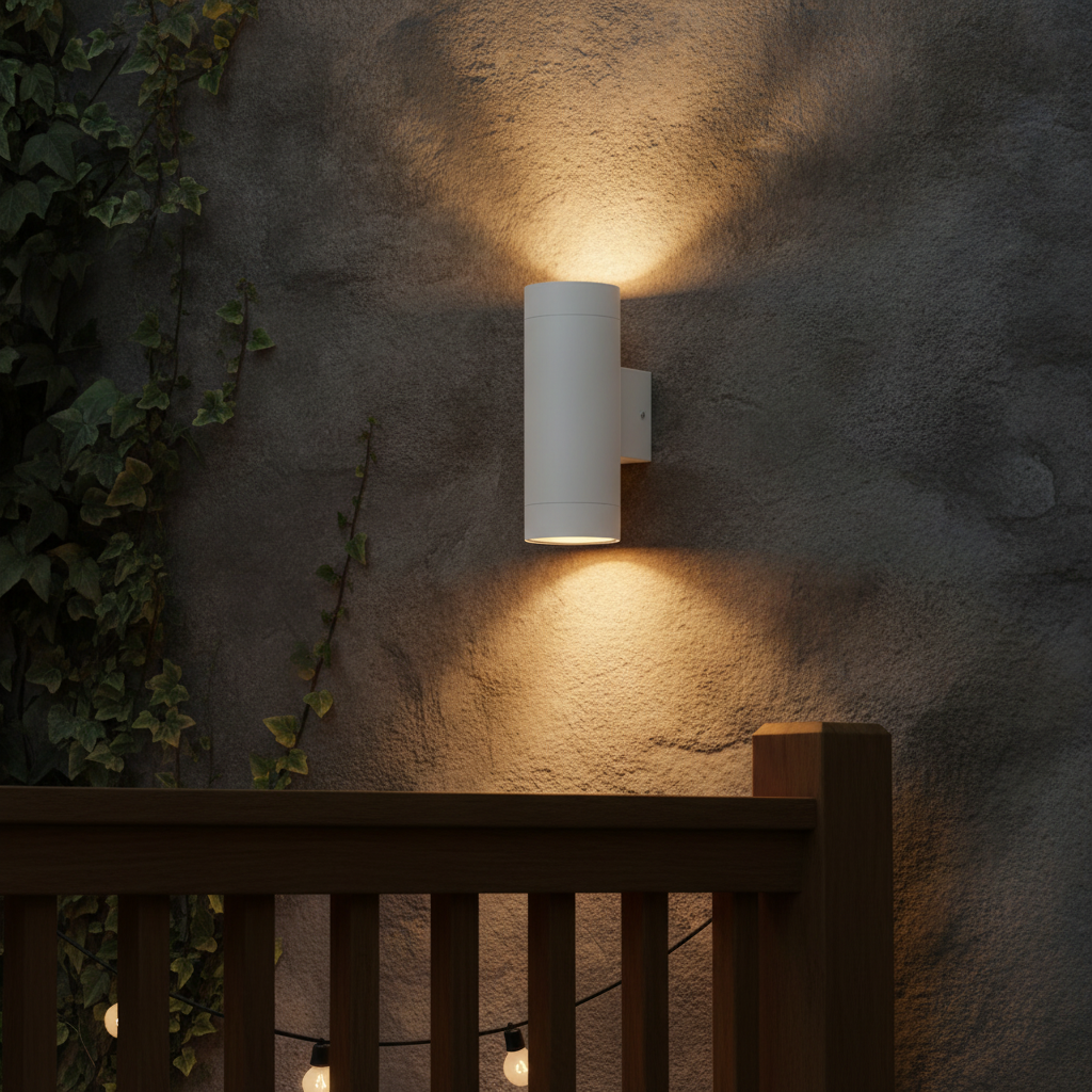 Aluminium Outdoor Wall Light with Dual Lighting Effect for Patios