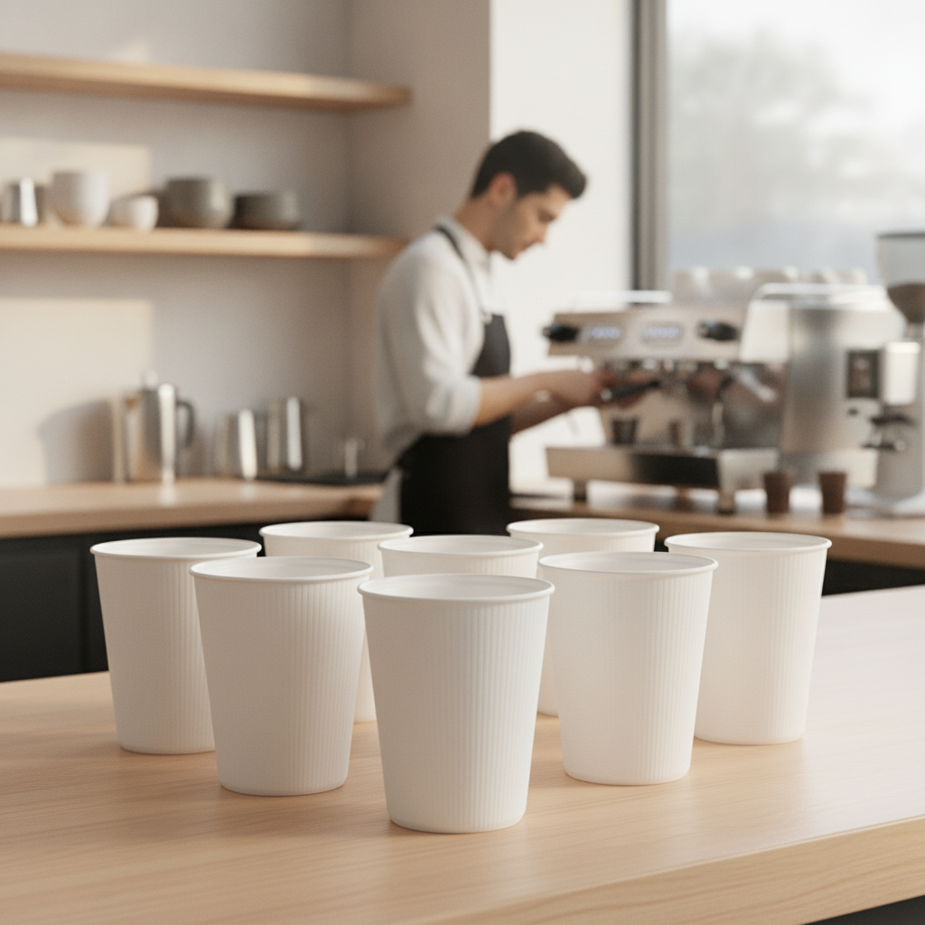 Polypropylene Zero Waste Cups 250ml for Busy Cafés (Pack of 264)