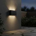Aluminium Wall Light Black for Outdoor Spaces