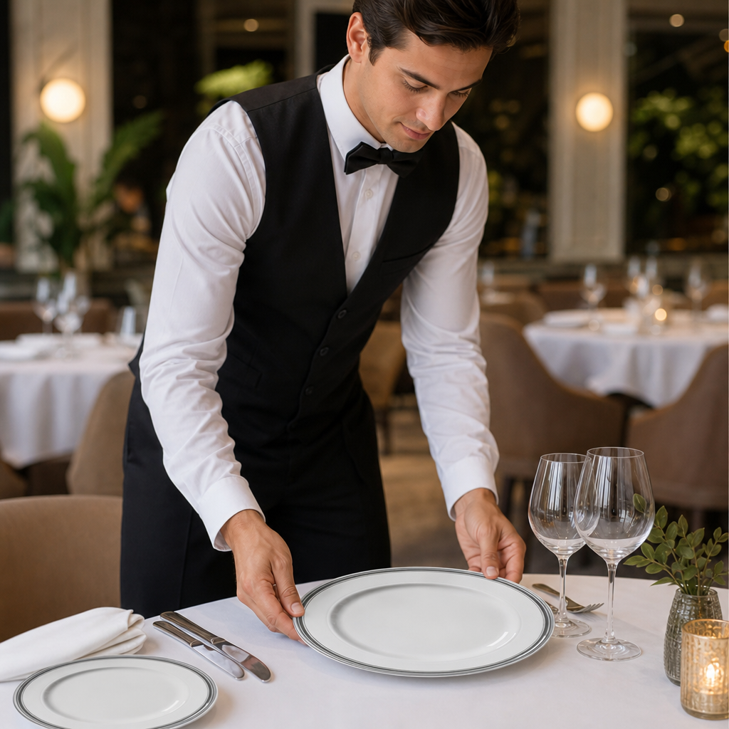 Plates 285mm China for Dining & Entertaining (Pack of 6)