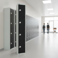 Powder Coated Steel Lockers 450mm Deep for Schools & Workplaces