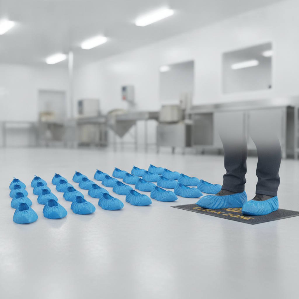 CPE Disposable Overshoes 120mm for Various Industries (Pack of 2000)