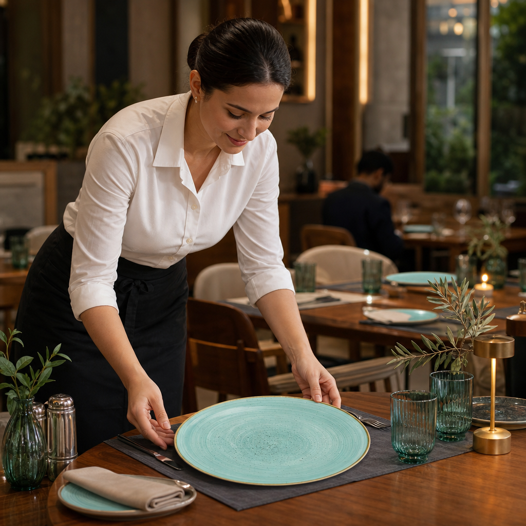 Coupe Plates 260mm Vitrified Ceramic for Dining (Pack of 12)