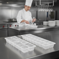 High Density Polyethylene Ice Cube Trays 30mm for Hospitality (Pack of 2)