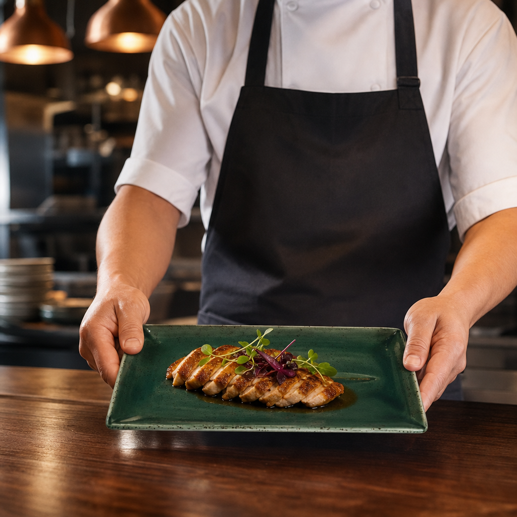 Rectangle Plate 330x190mm Porcelain for Catering & Hospitality (Pack of 12)